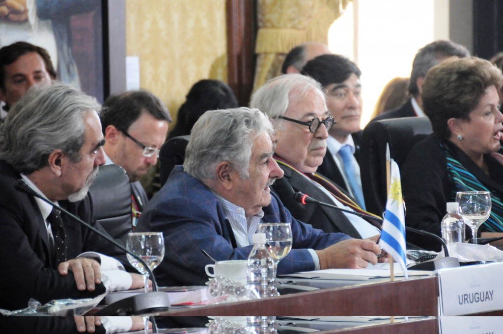 Presidente Mujica en la Cumbre del Mercosur en Venezuela (Foto: Presidencia)