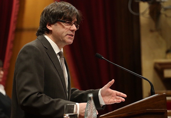 El nuevo presidente de la Generalitat de Cataluña, Carles Puigdemont